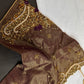 Copper Tissue Silk Maggam Aari Work Blouse - 