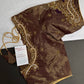 Copper Tissue Silk Maggam Aari Work Blouse - 