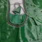 Green Tissue Silk Maggam Aari Work Blouse - 