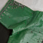 Green Tissue Silk Maggam Aari Work Blouse - 