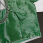 Green Tissue Silk Maggam Aari Work Blouse - 
