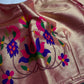 Gold Pink Pure Painthani Blouse - 
