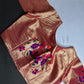 Gold Pink Pure Painthani Blouse - 