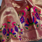 Gold Pink Pure Painthani Blouse - 