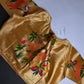 Gold Pure Painthani Blouse - 