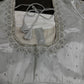 Silver Silk Maggam Aari Work Blouse - 