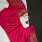 Pink Bridal Heavy Maggam Aari Work Blouse - 