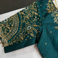 Green Maggam Aari Work Blouse - 