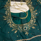 Green Maggam Aari Work Blouse - 