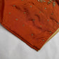 Rust Brown Silk Maggam Aari Blouse - 
