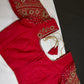 Red Silk Maggam Aari Blouse - 