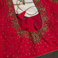 Pink Pattu Silk Maggam Aari Blouse - 