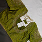 Green Net Silk Maggam Aari Blouse - 