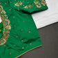 Green Maggam Aari Work Blouse - 