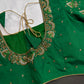 Green Maggam Aari Work Blouse - 