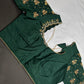 Green Butterfly Maggam Aari Work Blouse - 