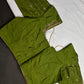Green Silk Maggam Aari Blouse - 
