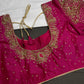 Pink Maggam Aari Work Blouse - 