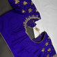 Blue Butterfly Maggam Aari Work Blouse - 