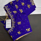 Blue Butterfly Maggam Aari Work Blouse - 