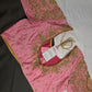 Pink Pattu Silk Maggam Aari Blouse - 