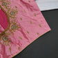 Pink Pattu Silk Maggam Aari Blouse - 