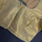 Gold Tissue Net Pattu Silk Maggam Aari Blouse - 