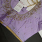Lavender  Silk Maggam Aari Work Blouse - 