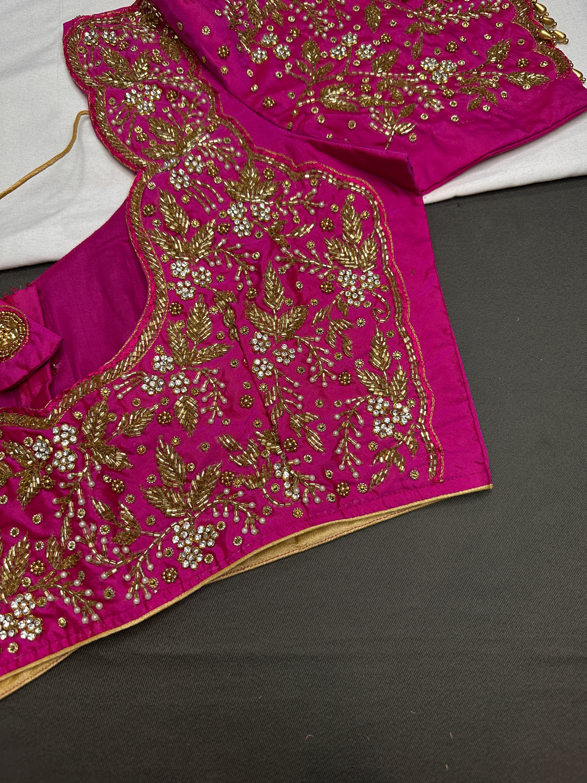 Pink Kardana Maggam Blouse - 