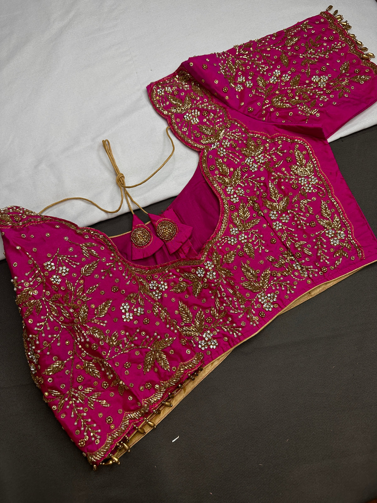 Pink Kardana Maggam Blouse - 
