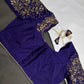 Deep Purple Kardana Maggam Blouse - 