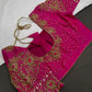 Pink Maggam Aari Work Blouse - 