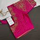 Pink Maggam Aari Work Blouse - 