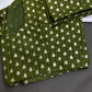 Green Check Butta Stitched Blouse - 
