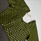 Green Check Butta Stitched Blouse - 