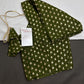 Green Check Butta Stitched Blouse - 