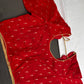 Red Silk Pattu  Stitched Blouse - 