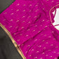 Pink Silk Pattu  Stitched Blouse - 