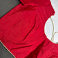 Red Silk Plain Pattu  Stitched Blouse - 