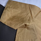 Beige Gold Silk Plain Pattu  Stitched Blouse - 