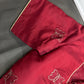 Maroon Red Butterfly Stitched Ready-Made Blouse - BL000791