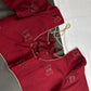 Maroon Red Butterfly Stitched Ready-Made Blouse - BL000791
