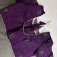 Purple Butterfly Stitched Ready-Made Blouse - BL000793