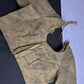 Gold Floral Tissue Silk Stitched Ready-Made Blouse - BL000799