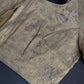 Gold Floral Tissue Silk Stitched Ready-Made Blouse - BL000799