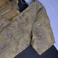 Gold Floral Tissue Silk Stitched Ready-Made Blouse - BL000799