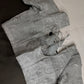 Silver Floral Tissue Silk Stitched Ready-Made Blouse - BL000800