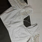 White Net Maggam Work Silk Stitched Ready-Made Blouse - BL000803