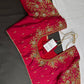 Pink Pattu Silk Maggam Aari Blouse - BL000804