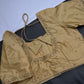 Beige Cream Pattu Silk Elegant Maggam Aari Blouse - BL000807